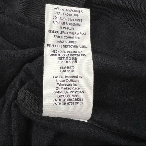 We the Free Save Tonight Mesh Black Long Sleeve Top - Picture 11 of 11